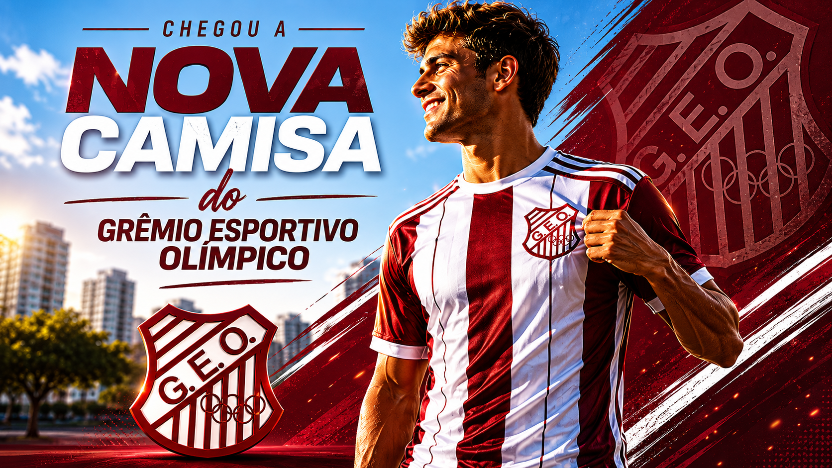Nova camisa do Grêmio Esportivo Olímpico