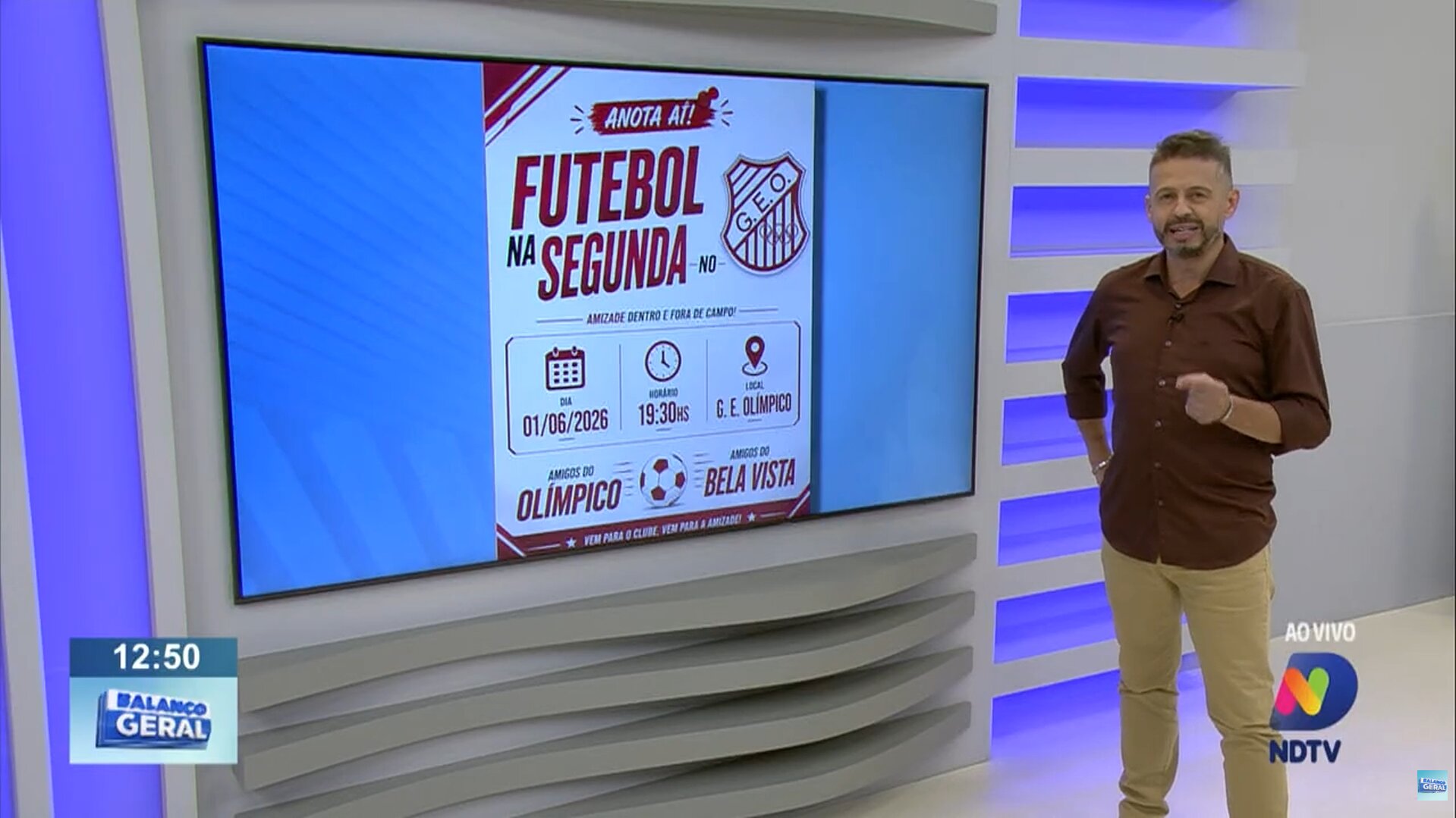 Grêmio Esportivo Olímpico na NDTV