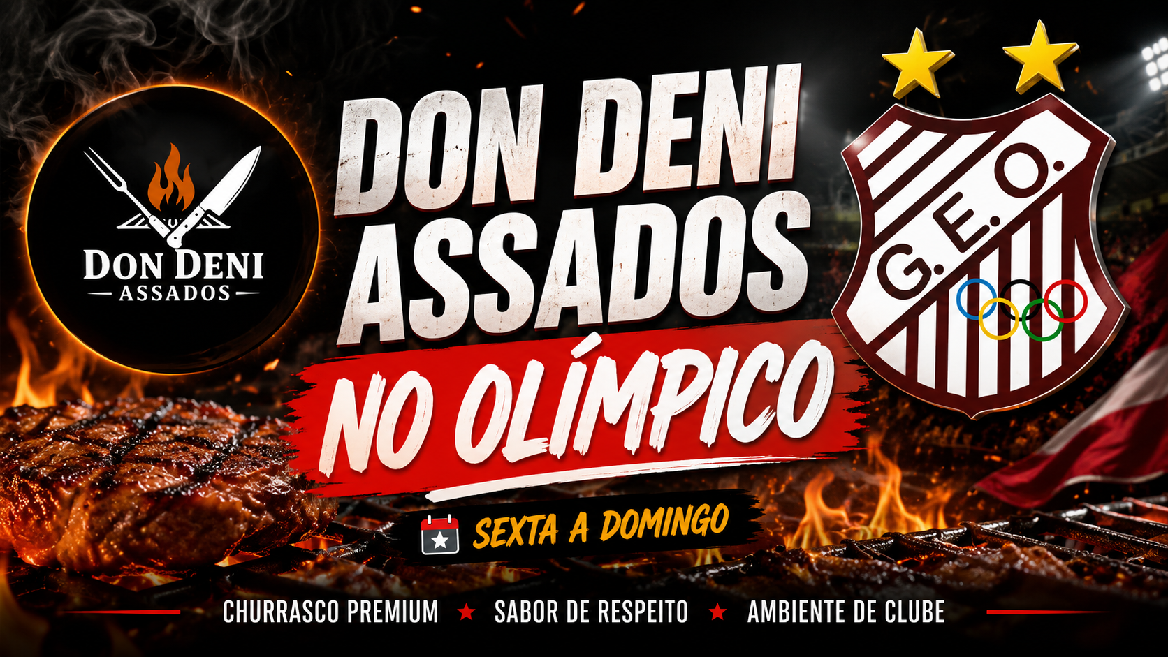 Don Deni Assados no Grêmio Esportivo Olímpico